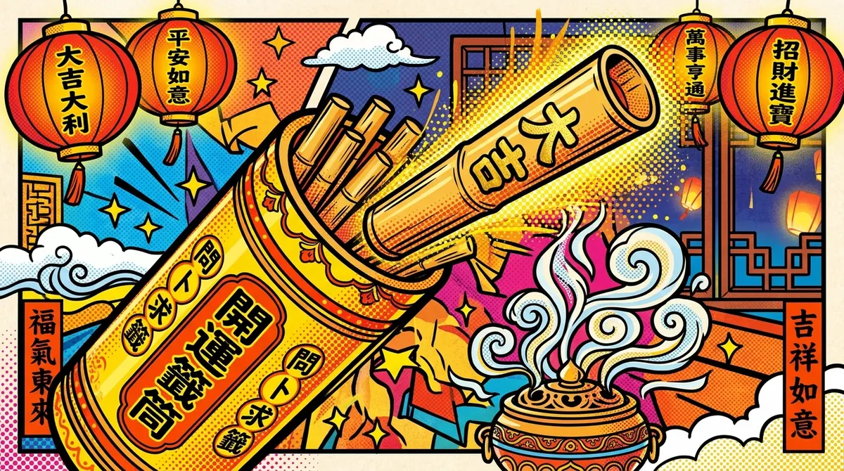Online Fortune Stick Drawing|Taiwan Temple Fortune Sticks