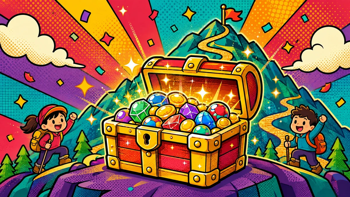 Automatic Treasure Hunt Prize Draw|Mountain Treasure Crew