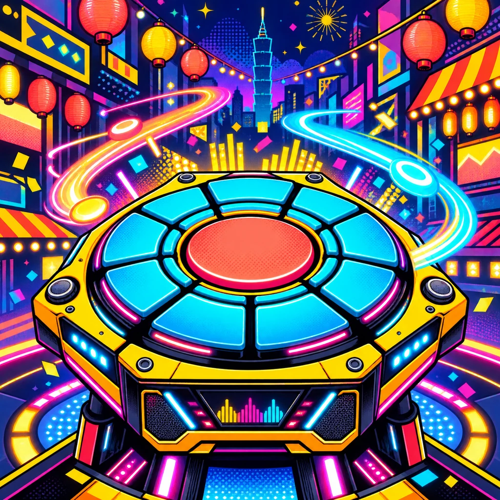 Free Online Rhythm Game Beta|Taiwan Neon Beat Deck